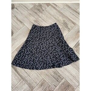 Marc Jacobs - Navy Silk Floral Skirt Sz 2